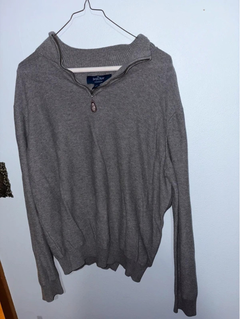 Gray Quarter Zip